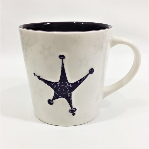 2006 Starbucks Holiday Purple Star Mug - 17 Oz. - Picture 1 of 4